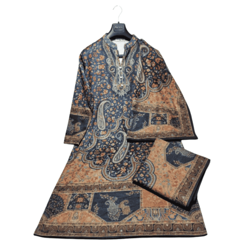 Kashmiri Kani unstitched woolen suit